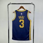 NBA 3 Paul Golden State Warriors 22-23 statement Maillot Marine